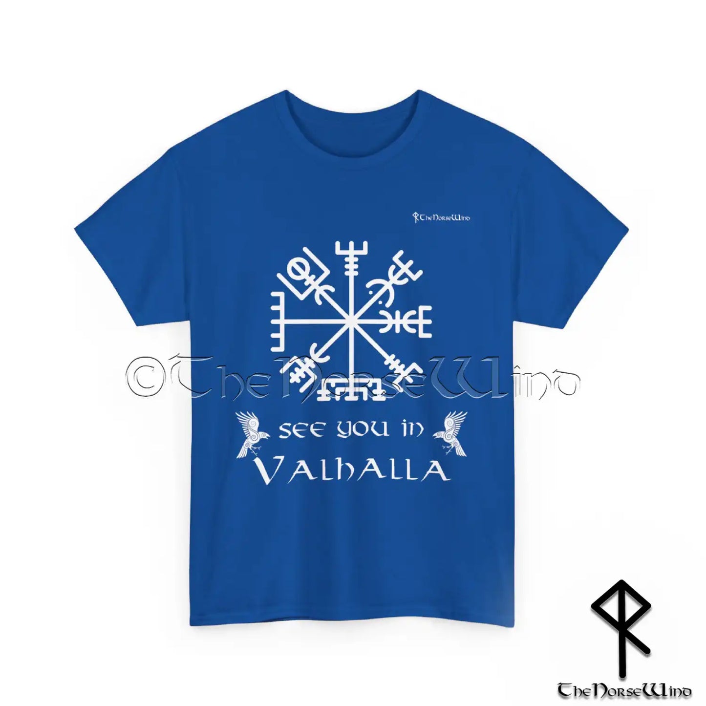 Vegvisir Wikinger T-Shirt, Nordisches Runen Walhalla T-Shirt / Unisex S-5XL