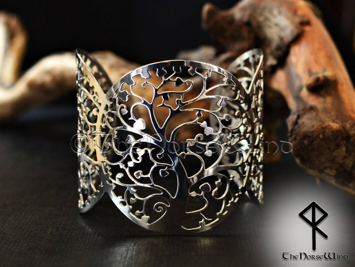 Wikinger-Yggdrasil-Armband, Keltischer Baum-Damenmanschette
