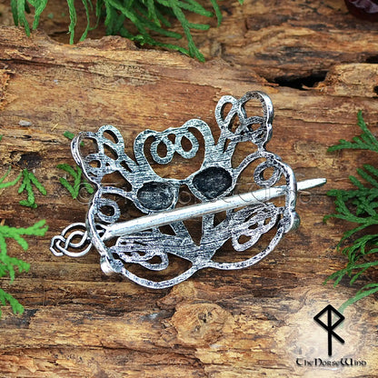 Celtic Knot Hair Pin – Viking Hair Clip for Women, Medieval Hair Accessory