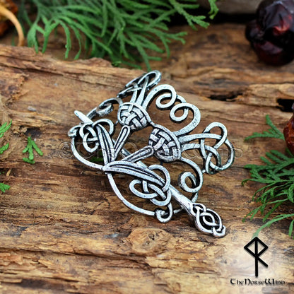 Celtic Knot Hair Pin – Viking Hair Clip for Women, Medieval Hair Accessory