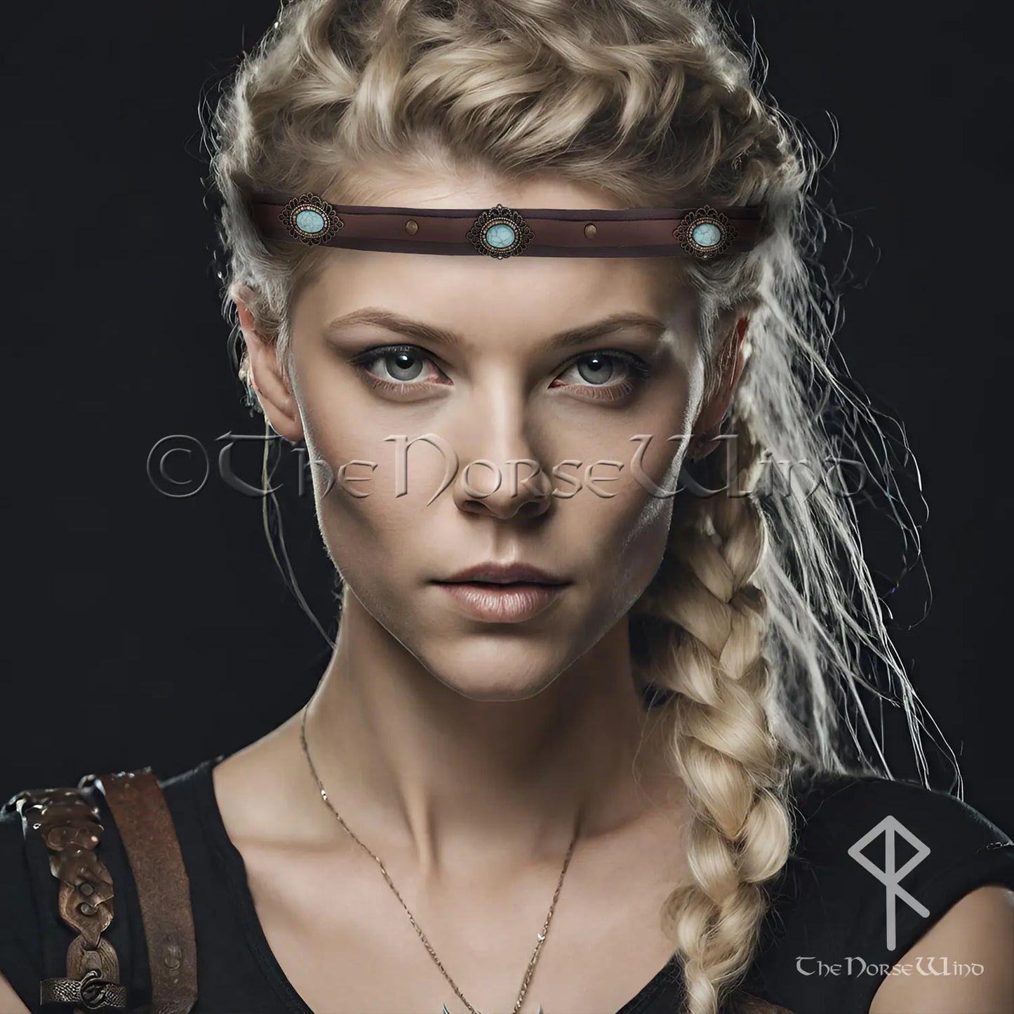 Viking Shieldmaiden Headband Medieval Woman Headdress