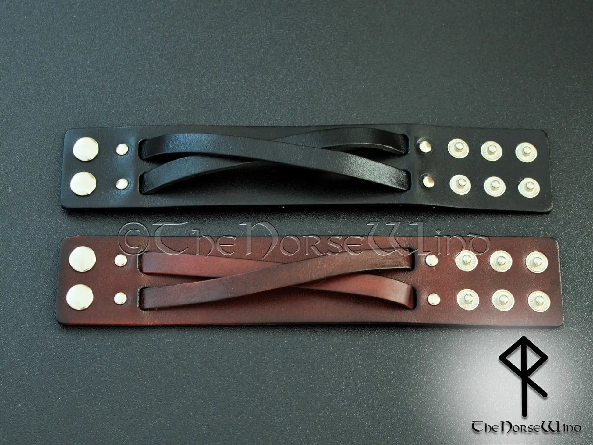 Viking Bracelet Men GelConnie Leather Cuff Bracelet Punk Braided Bracelets Rock Leather Wristbands Faux Mens Leather Bracelet Gothic Viking Bangle Adjustable Wrap Bracelet For Women,Men, 8.4 Inches, Leather Wrist Bracelet