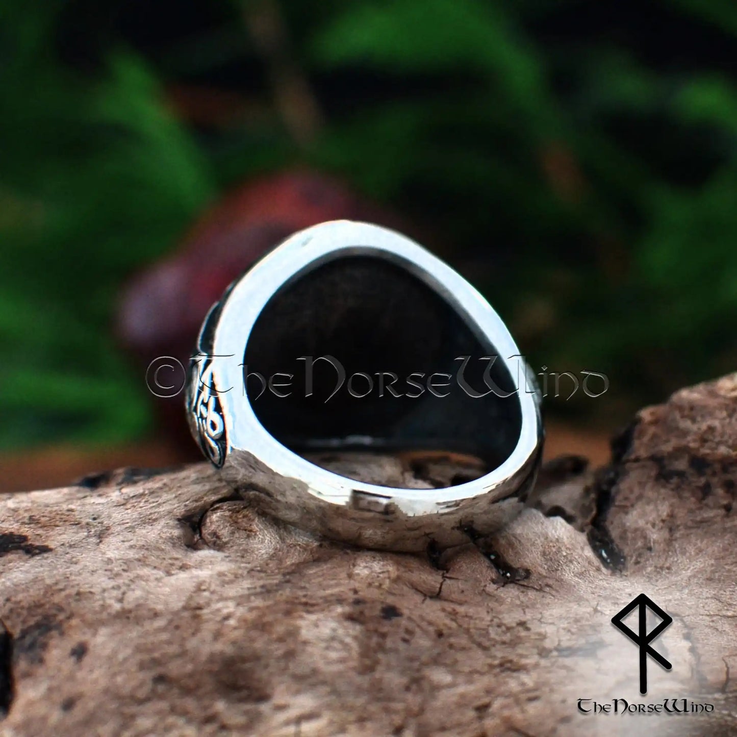 Tiwaz Rune Viking Shield Ring – Stainless Steel Norse Warrior Ring