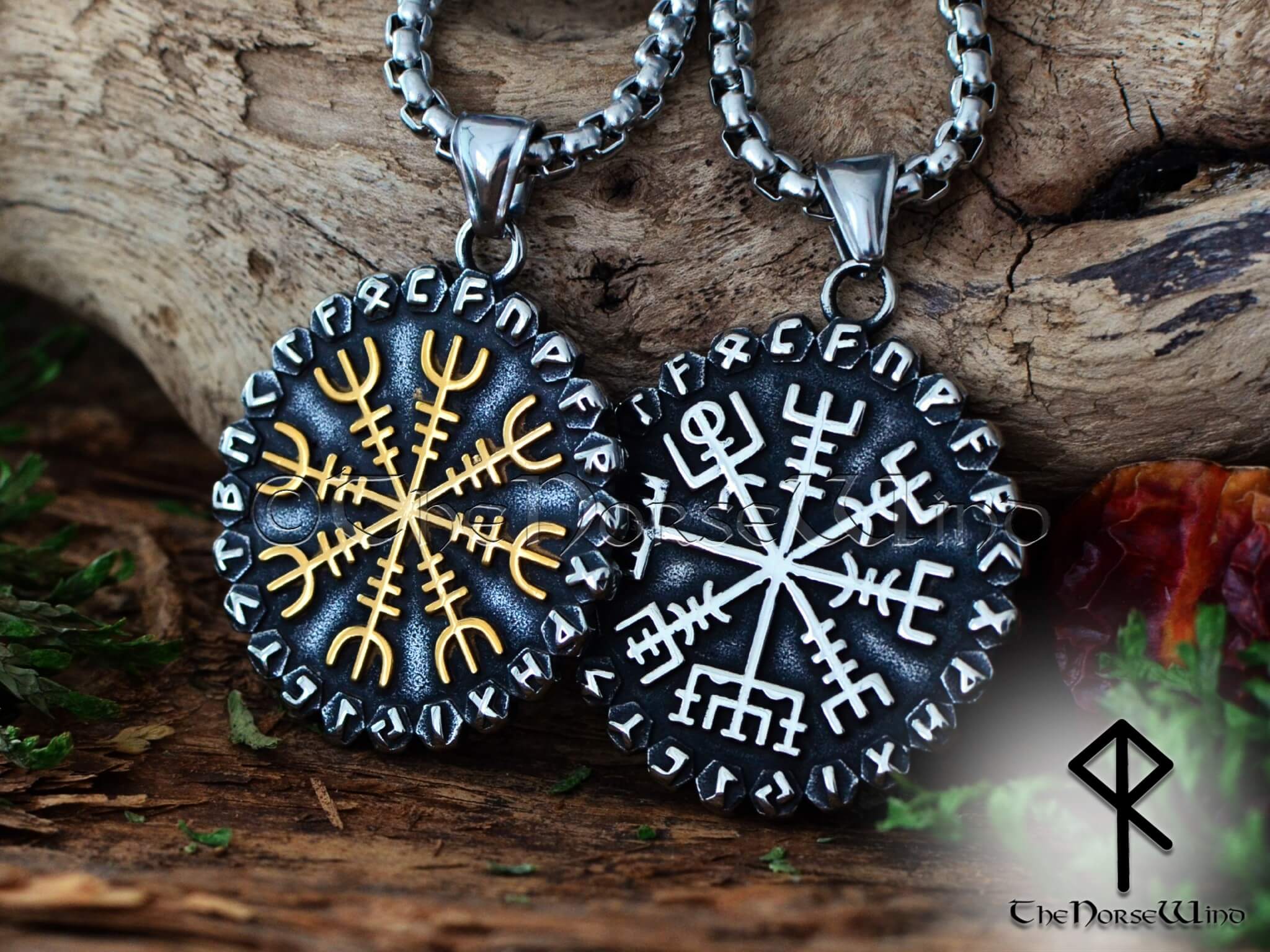 ネット割引品 【Viking】【 Vegvisir】【ネックレス】【匿名配送