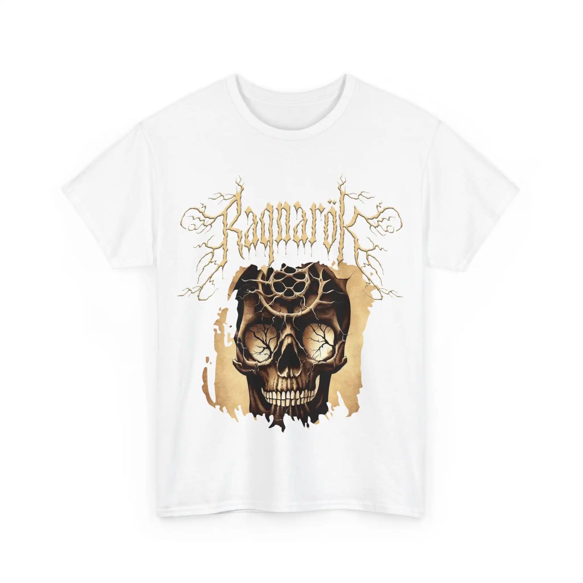 Viking Ragnarök Skull T-Shirt - Doom of the Gods - The Norse Wind