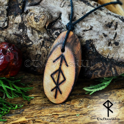 Viking Protection Amulet: Bind Rune Talisman for Home and Self Defense