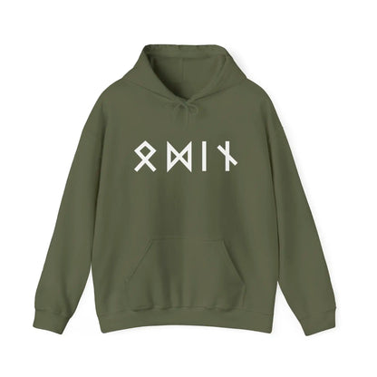 Viking Runes Hoodie - ODIN Norse God Sweatshirt