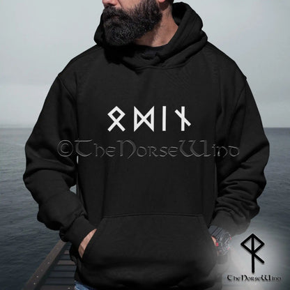 Viking Runes Hoodie - ODIN Norse God Sweatshirt - The Norse Wind