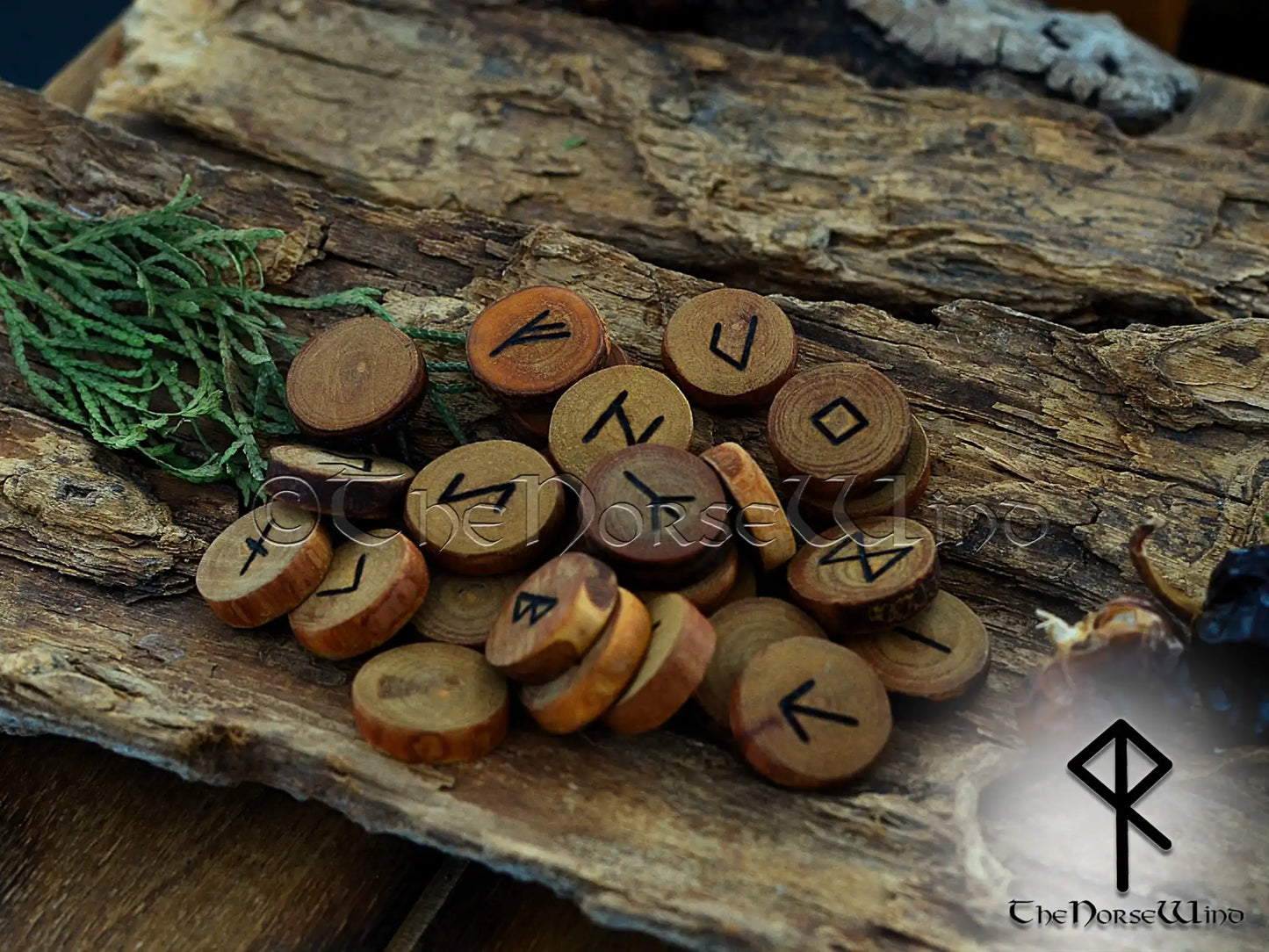 Elder Futhark Rune Set with Yggdrasil Box