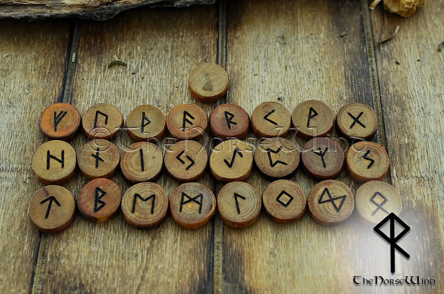 Elder Futhark Rune Set with Yggdrasil Box