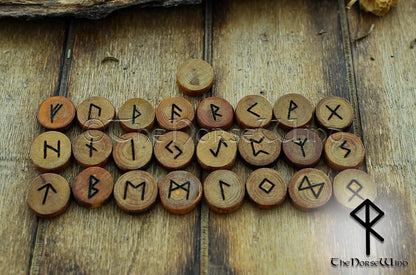 Elder Futhark Rune Set with Yggdrasil Box