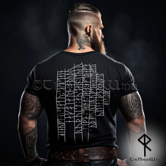 Viking T-Shirt - Authentic Gotland Runestone Norse Rune Art