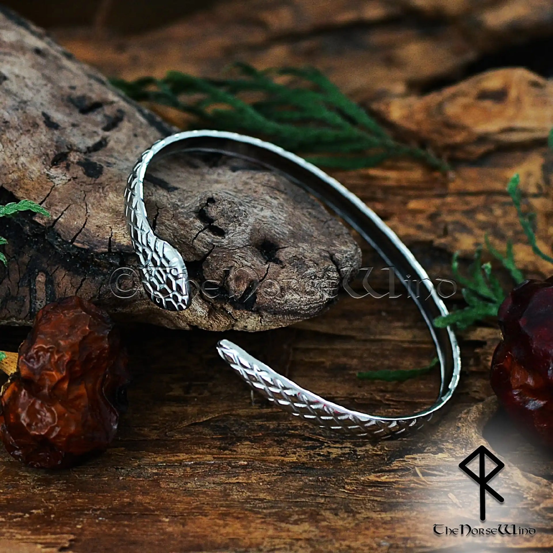 Jormungandr Viking Snake Bracelet – Midgard Serpent Women's