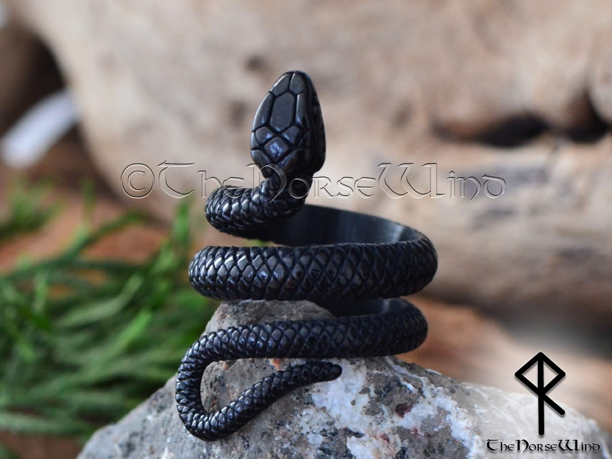 Silver Snake Ring Dark Souls | Viking Heritage - Viking Heritage Store