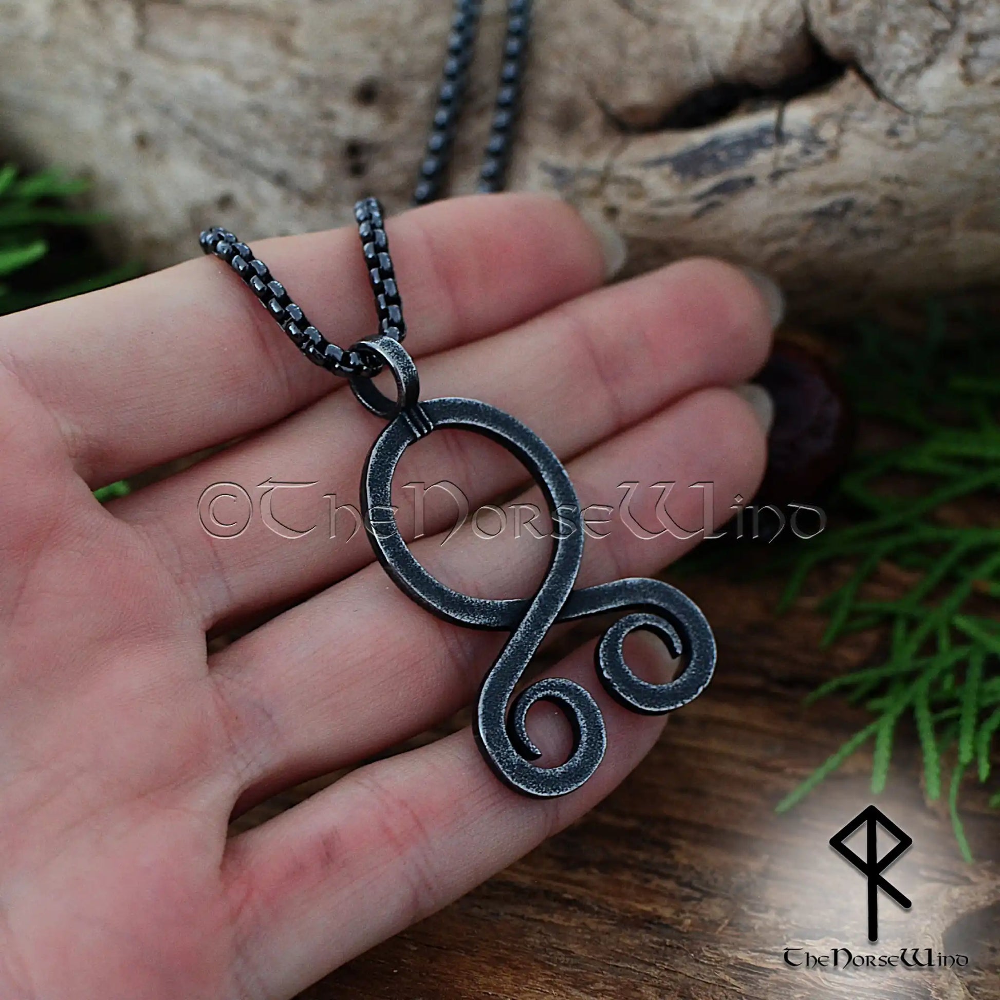 Troll Cross Viking Necklace – Gunmetal Stainless Steel Pendant Troll Cross Viking Necklace – Gunmetal Stainless Steel Pendant