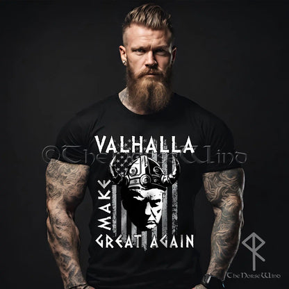 Viking Trump T-Shirt - Make Valhalla Great Again - The Norse Wind