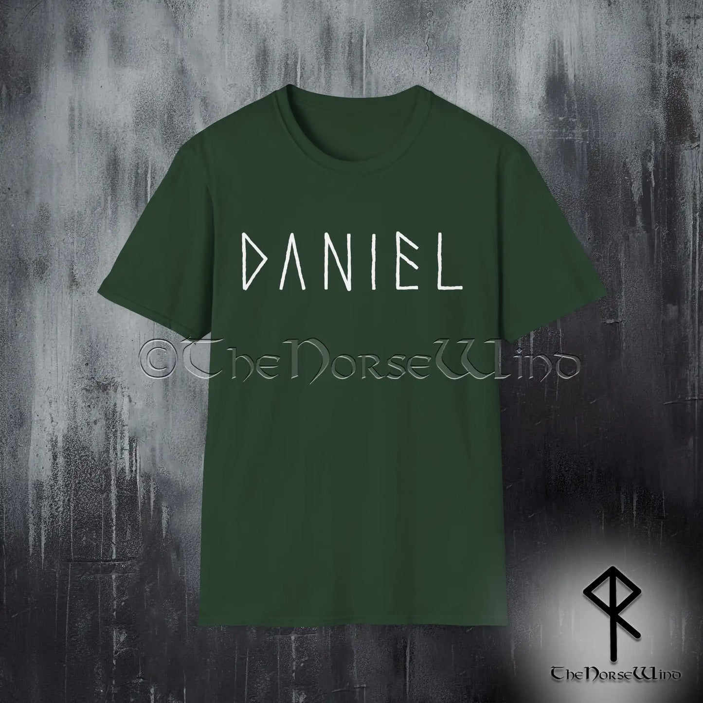 Personalized Viking Runes T-Shirt – Custom Name in Runic-Style