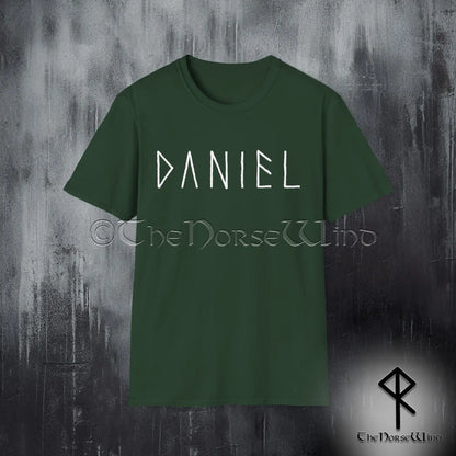 Personalized Viking Runes T-Shirt – Custom Name in Runic-Style