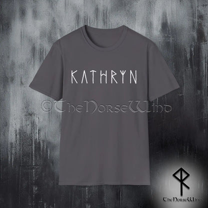 Personalized Viking Runes T-Shirt – Custom Name in Runic-Style