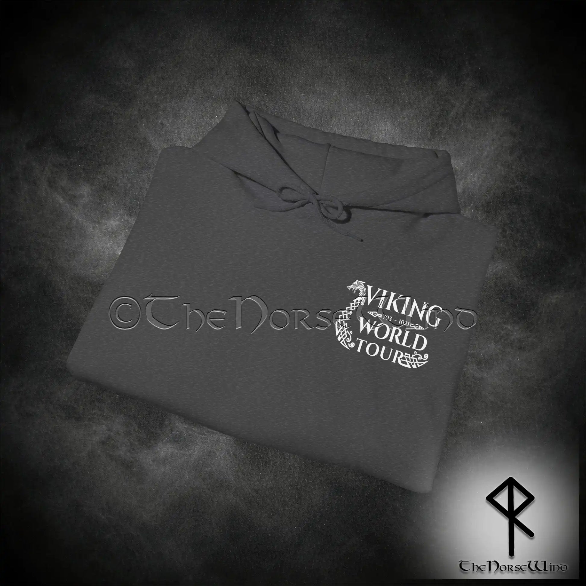 Viking World Tour Hoodie – Double-Sided Norse Longship Tour Dates - The Norse Wind