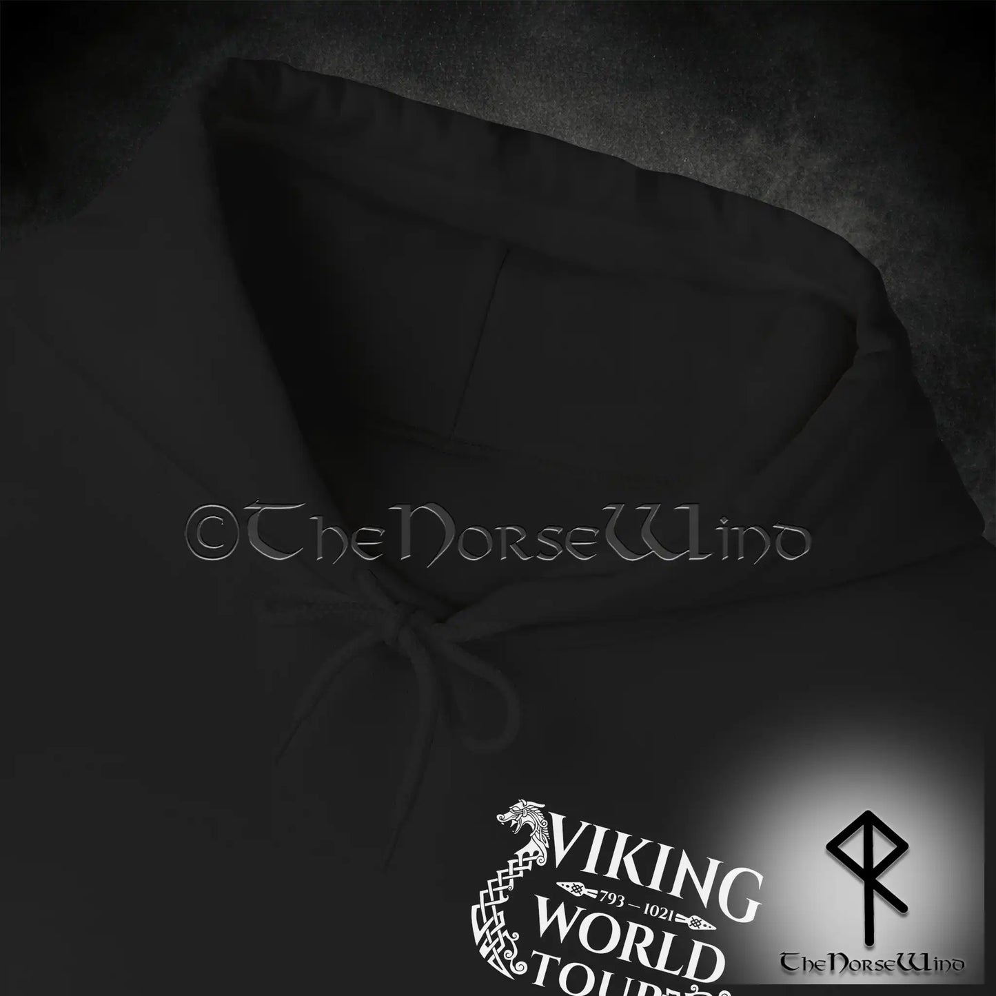 Viking World Tour Hoodie – Double-Sided Norse Longship Tour Dates - The Norse Wind