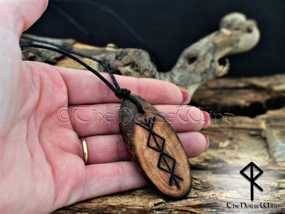 Viking Runes Protection Amulet for Success Prosperity