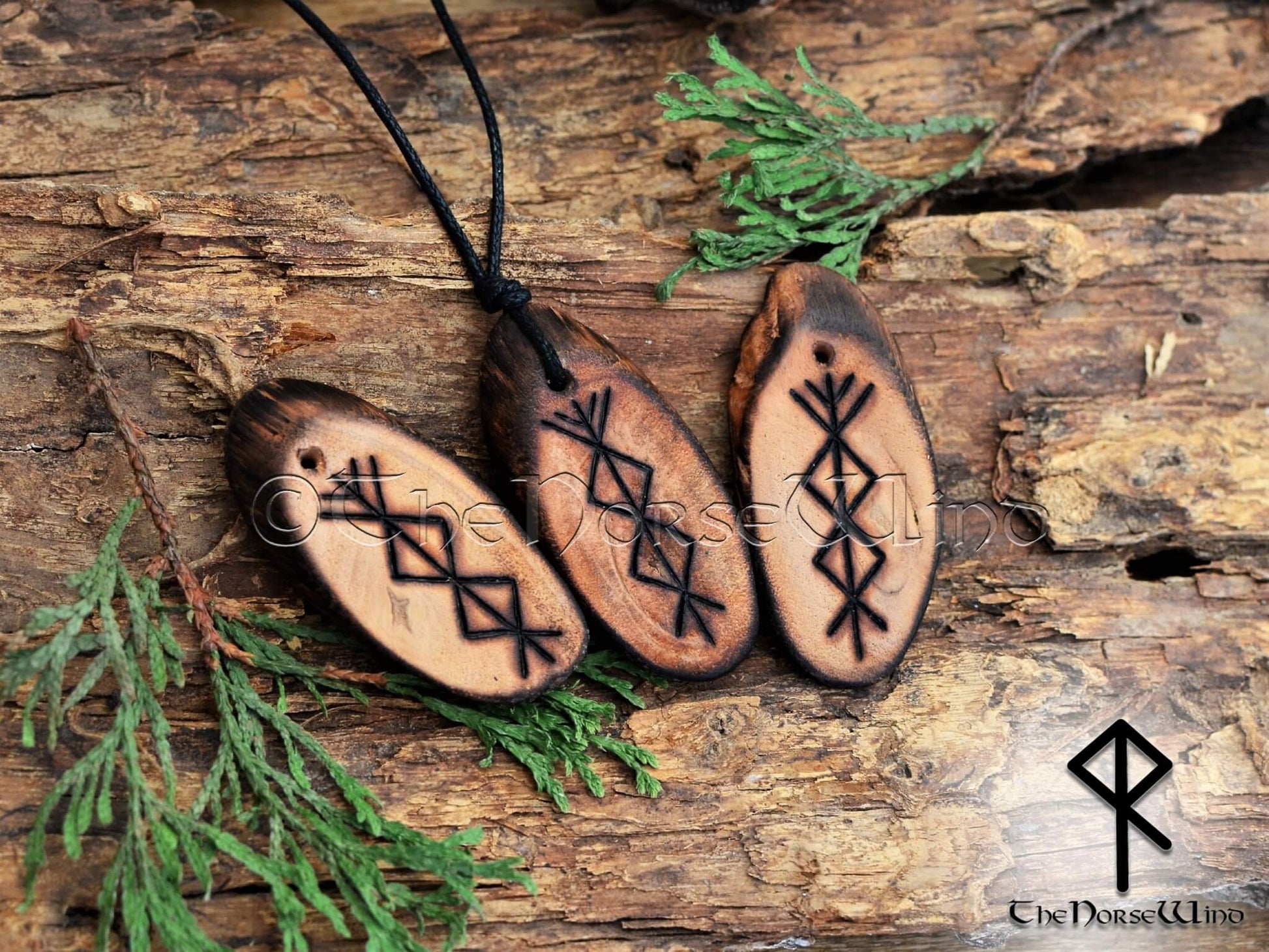 Viking Runes Protection Amulet for Success Prosperity - TheNorseWind