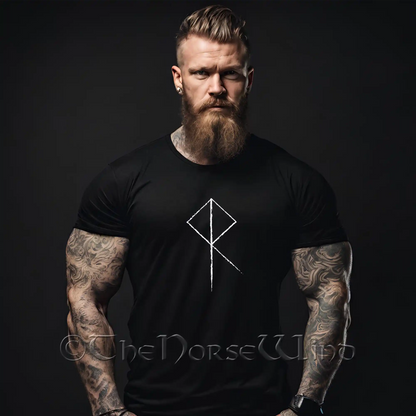 Web of Wyrd Viking Runes T-Shirt