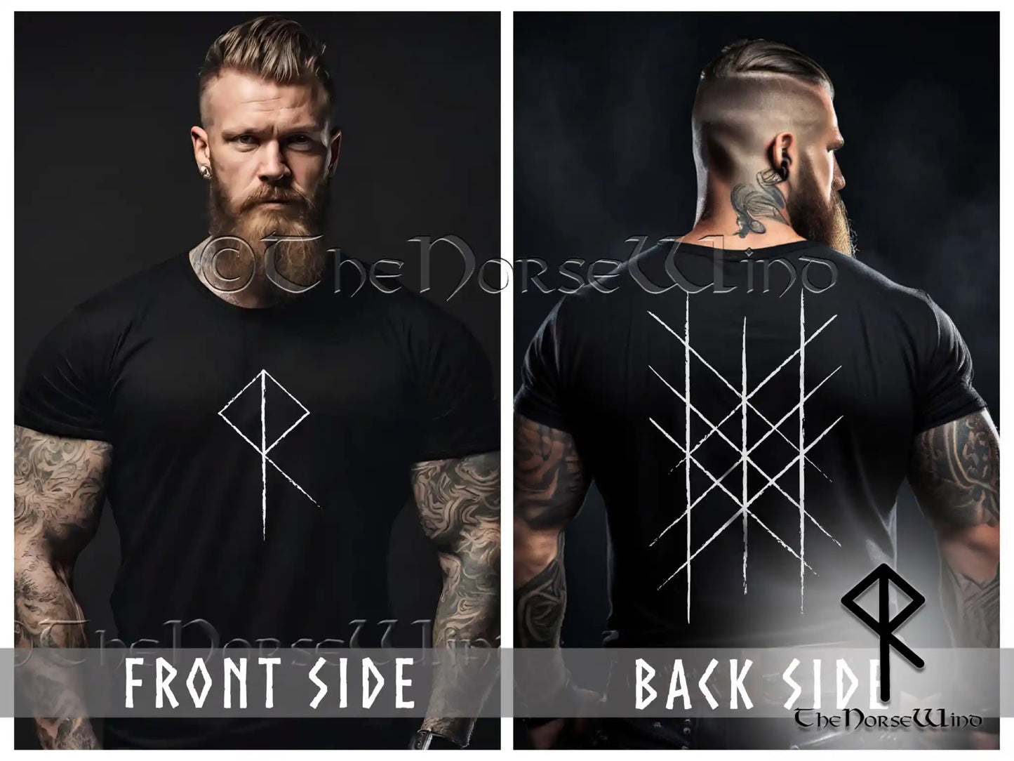 Web of Wyrd Viking Runes T-Shirt - The Norse Wind