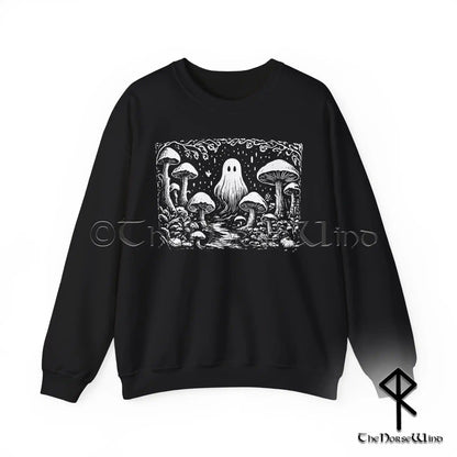 Weird Ghost Goth Sweatshirt | Fairy Grunge & Goblincore Pullover