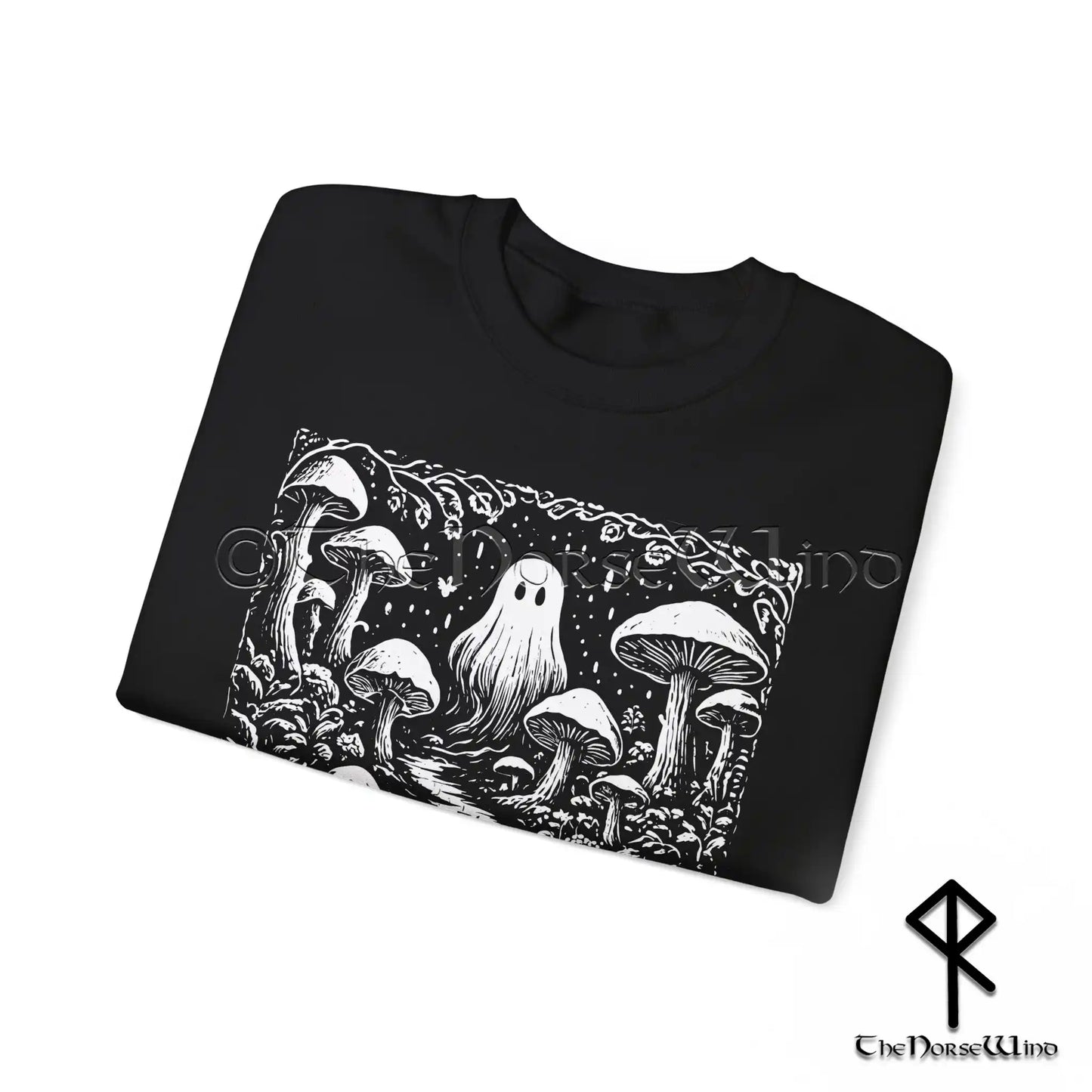 Weird Ghost Goth Sweatshirt | Fairy Grunge & Goblincore Pullover