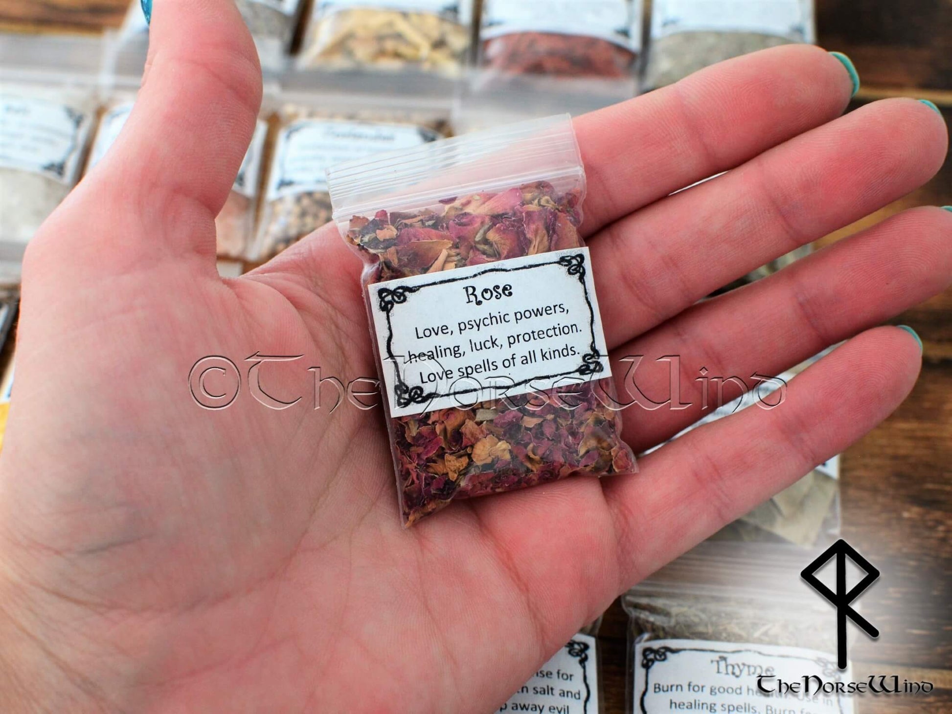 Set Of 10 Witch's Apothecary Herbs For Witchcraft, wiccan, pagan