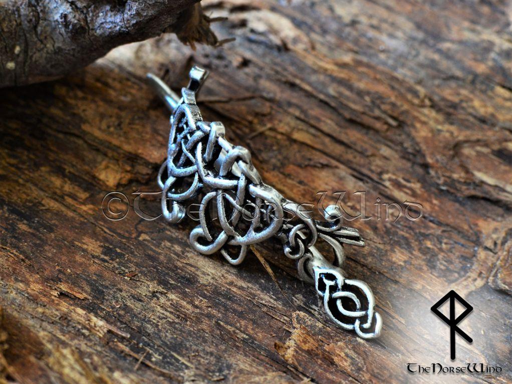 Viking Hair Pin with Celtic Knots - TheNorseWind