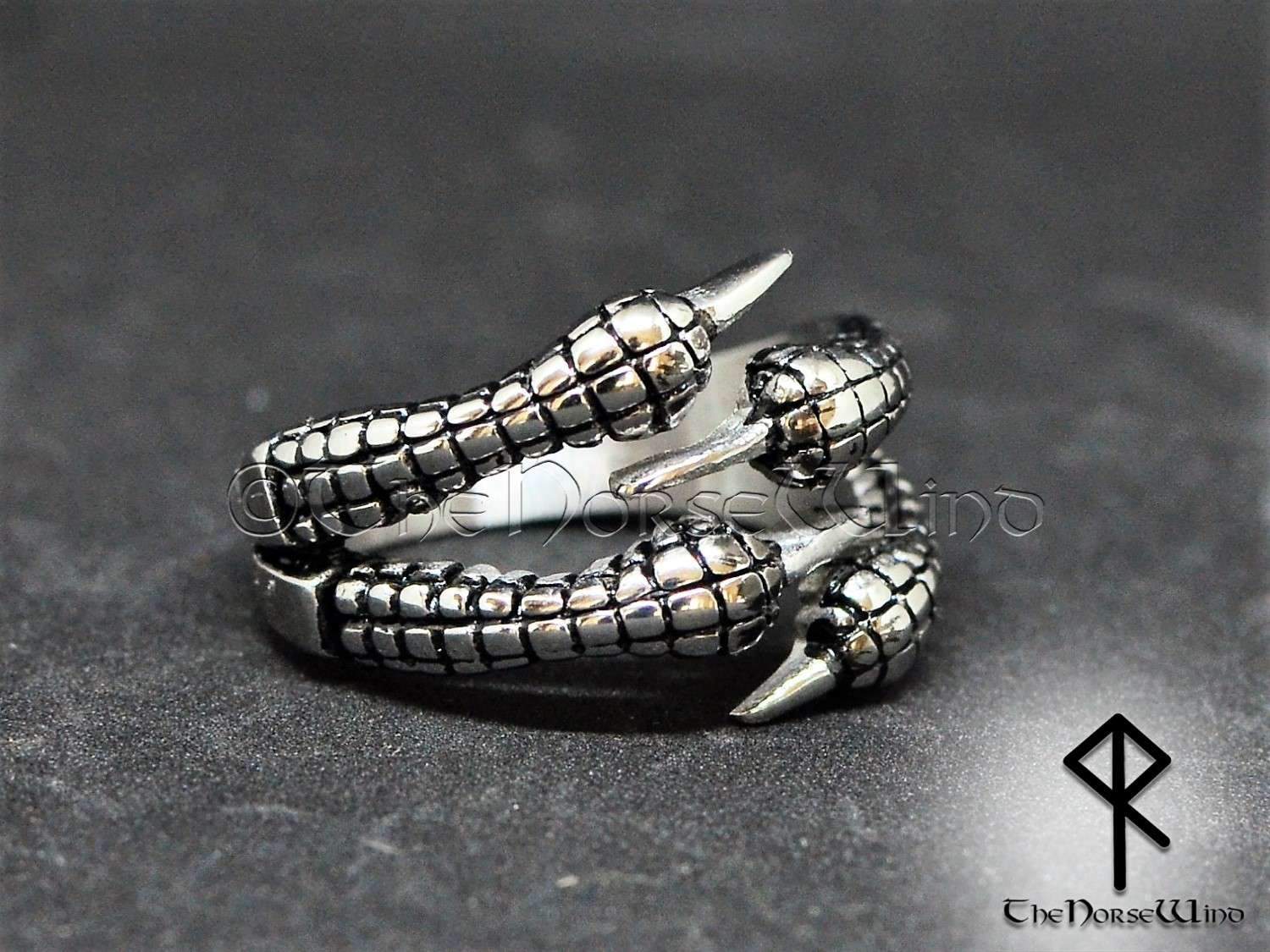 Dragon Claw Ring - Stainless Steel - TheNorseWind