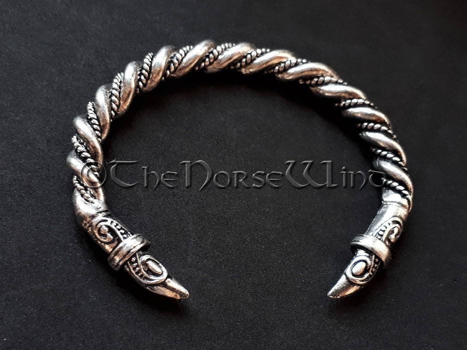Viking Bracelet Hugin and Munin Ravens TheNorseWind