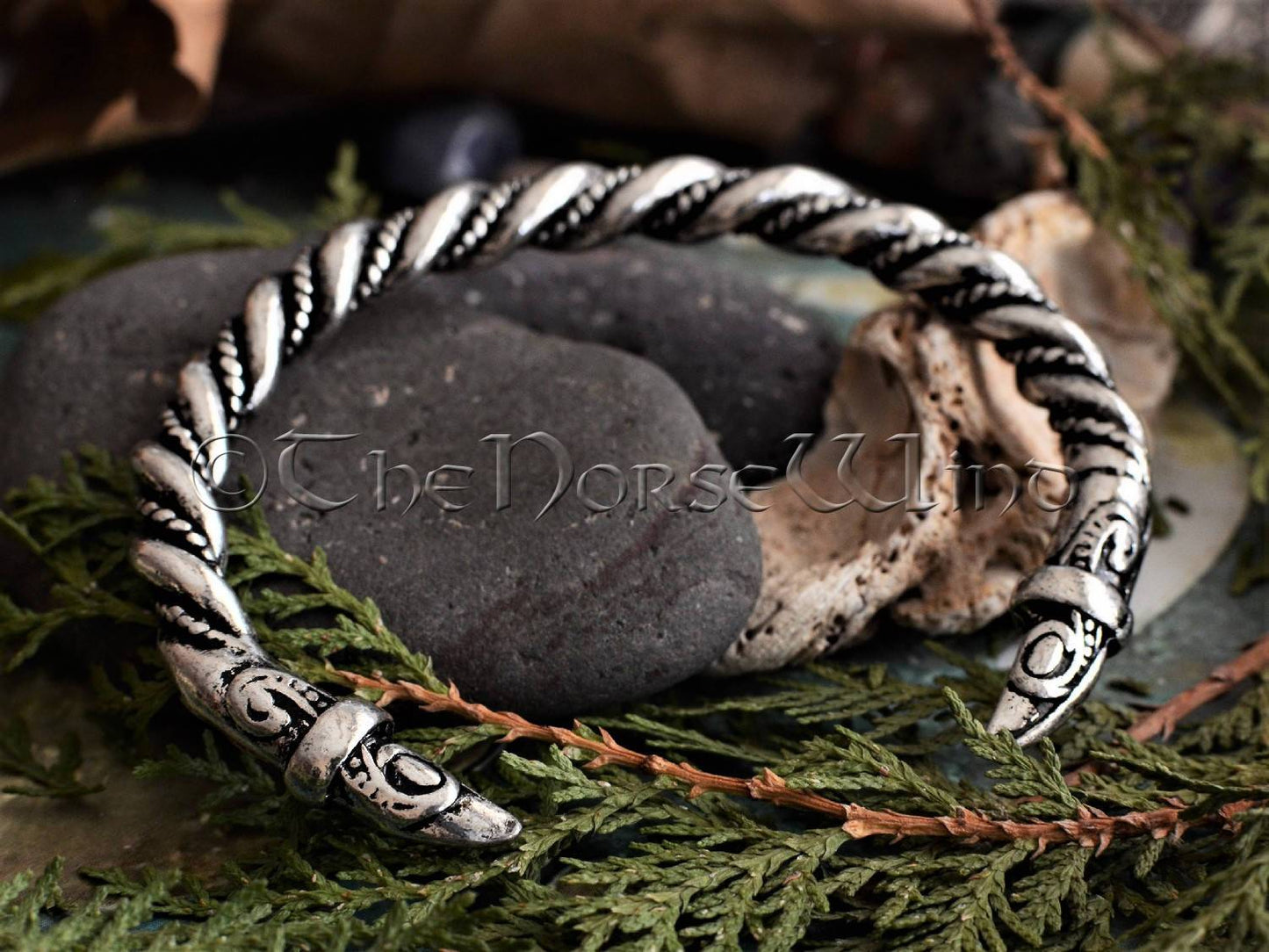Viking Bracelet Hugin and Munin Ravens TheNorseWind