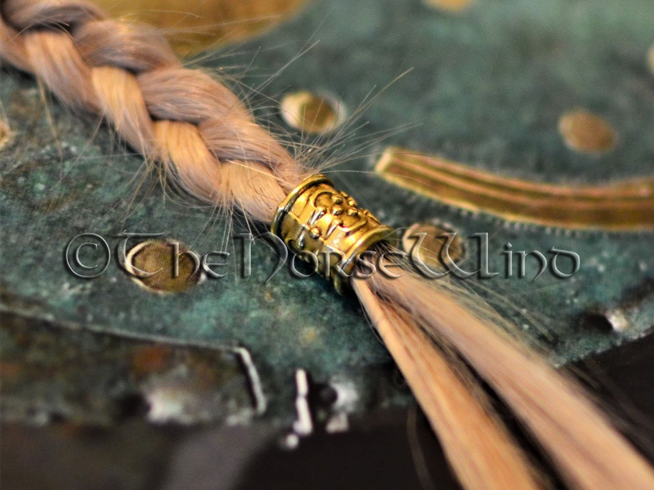 Viking Beard Beads Golden Hair Rings TheNorseWind