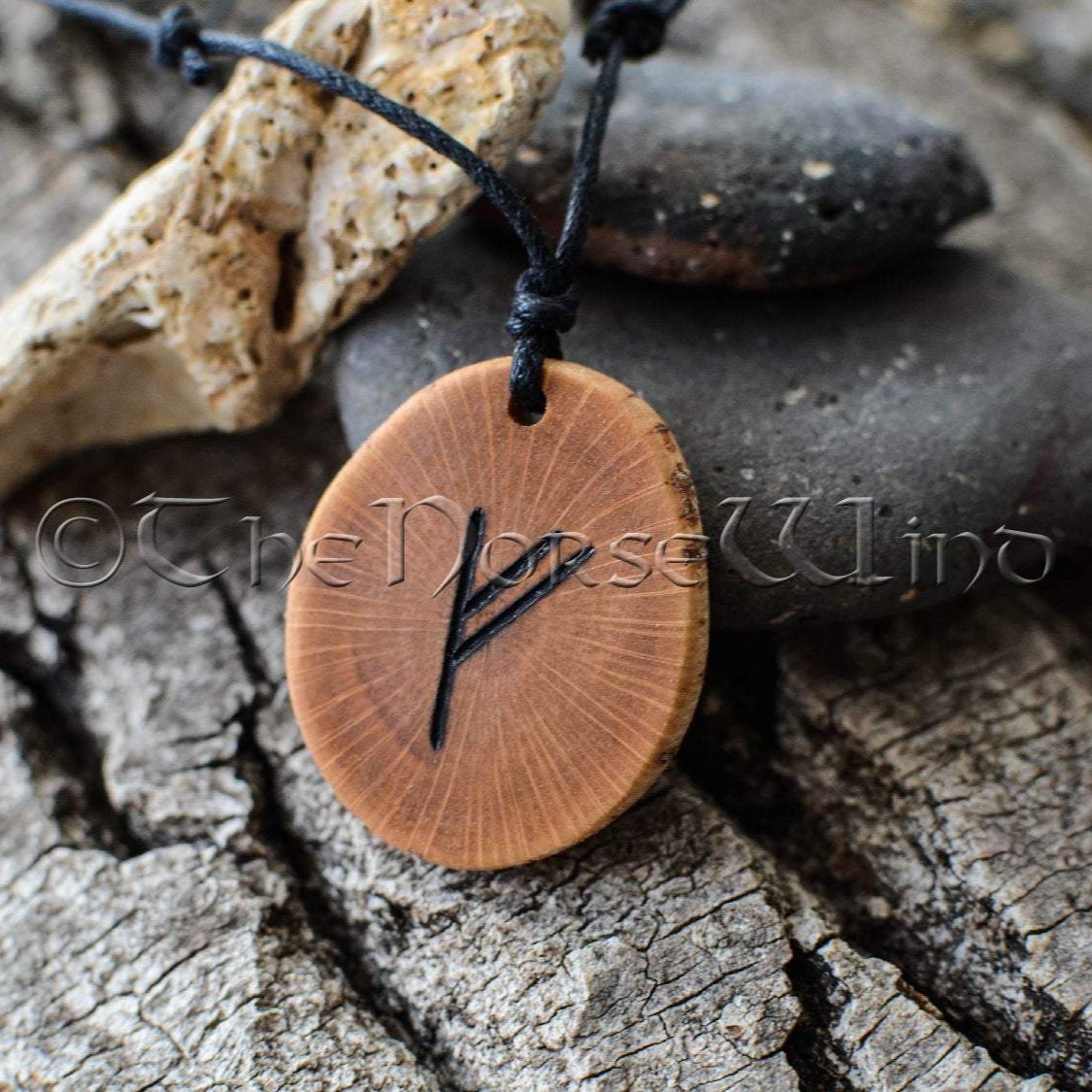 Rune Necklace Viking Jewelry Rune Symbol of Your Choice Elder Futhark Norse Runes Protection Amulet Norse Mythology Wicca Talisman Pagan TheNorseWind