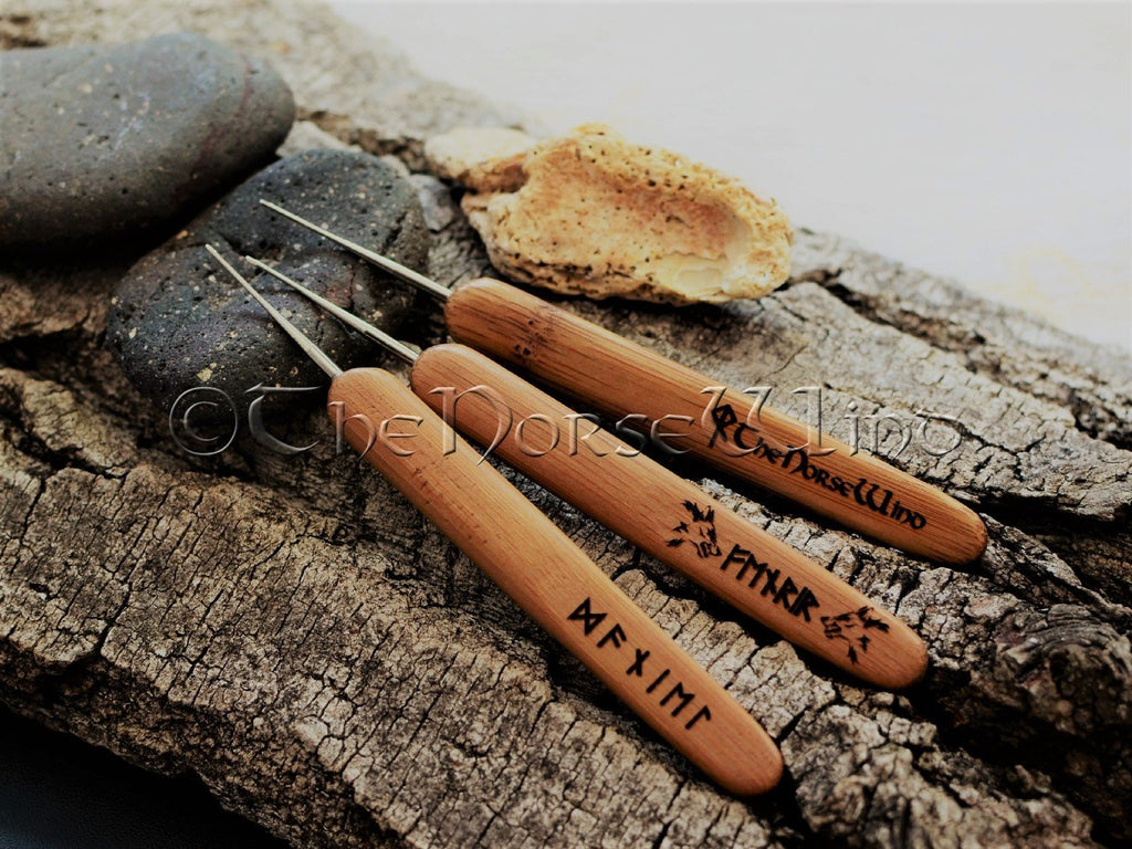 Viking Dread Bead Crochet Hook, Fixing Dreadlock Hook Needles TheNorseWind