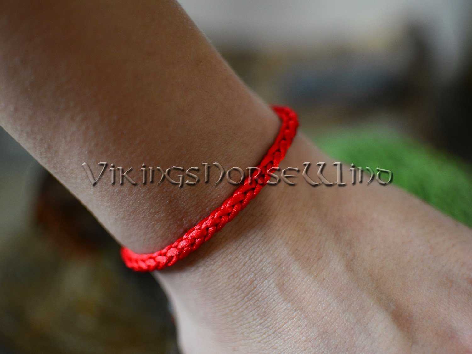 Banish Evil Red String Bracelet, Evil Eye Kabbalah Amulet - TheNorseWind