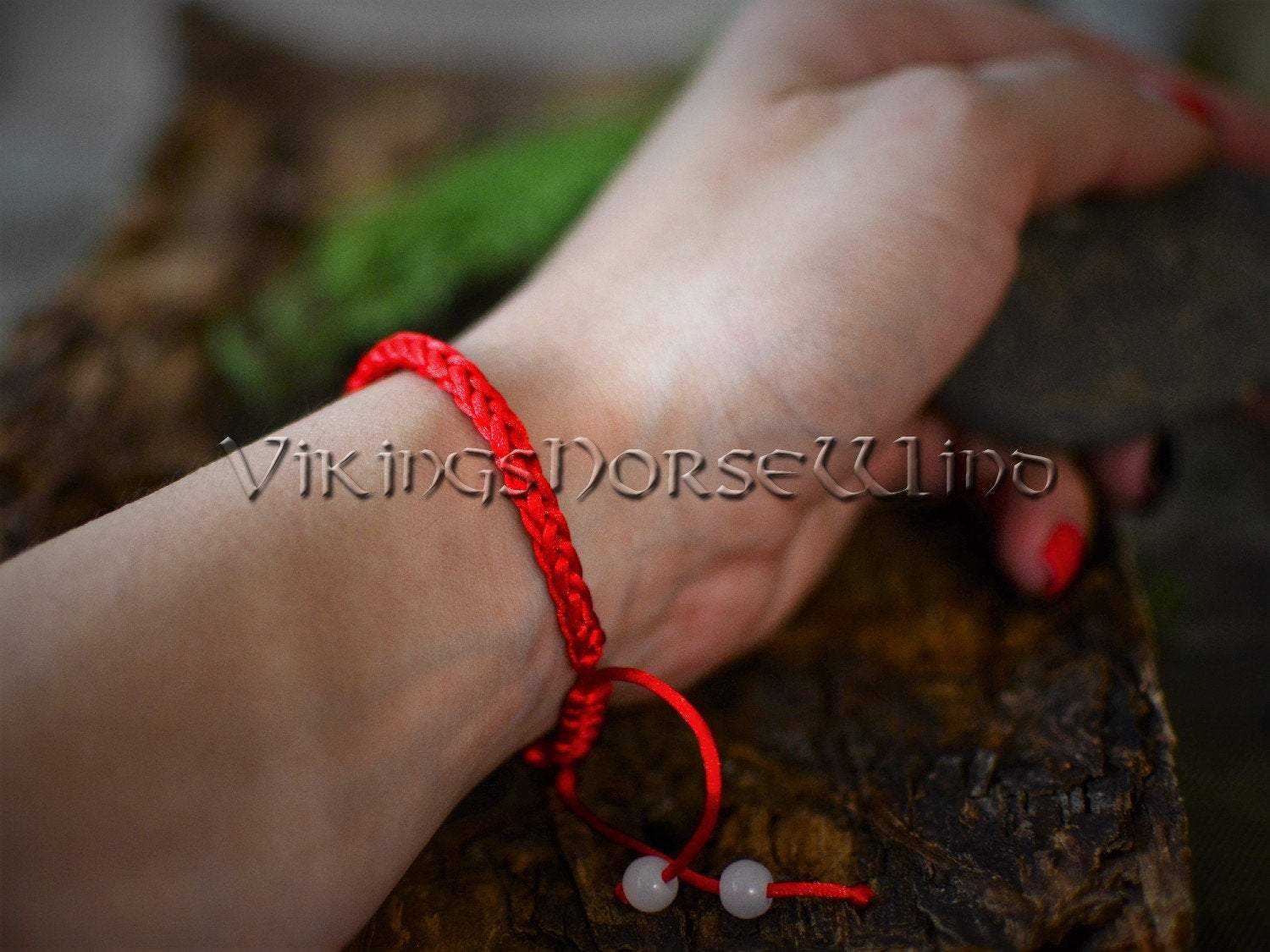 Banish Evil Red String Bracelet, Evil Eye Kabbalah Amulet