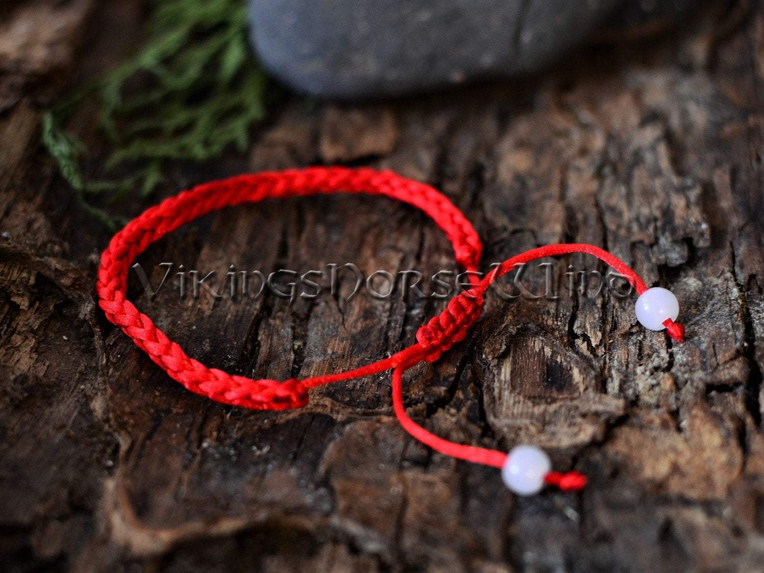 Red Viking Rope Bracelet sold