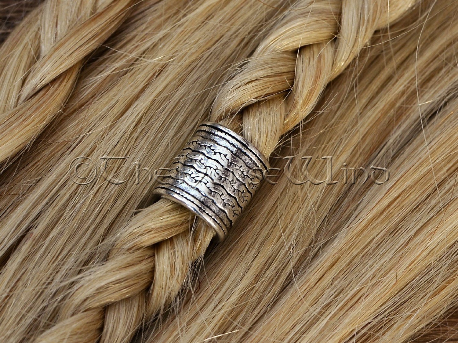 Viking Beard Beads Set of 4 Hair Rings #2 TheNorseWind