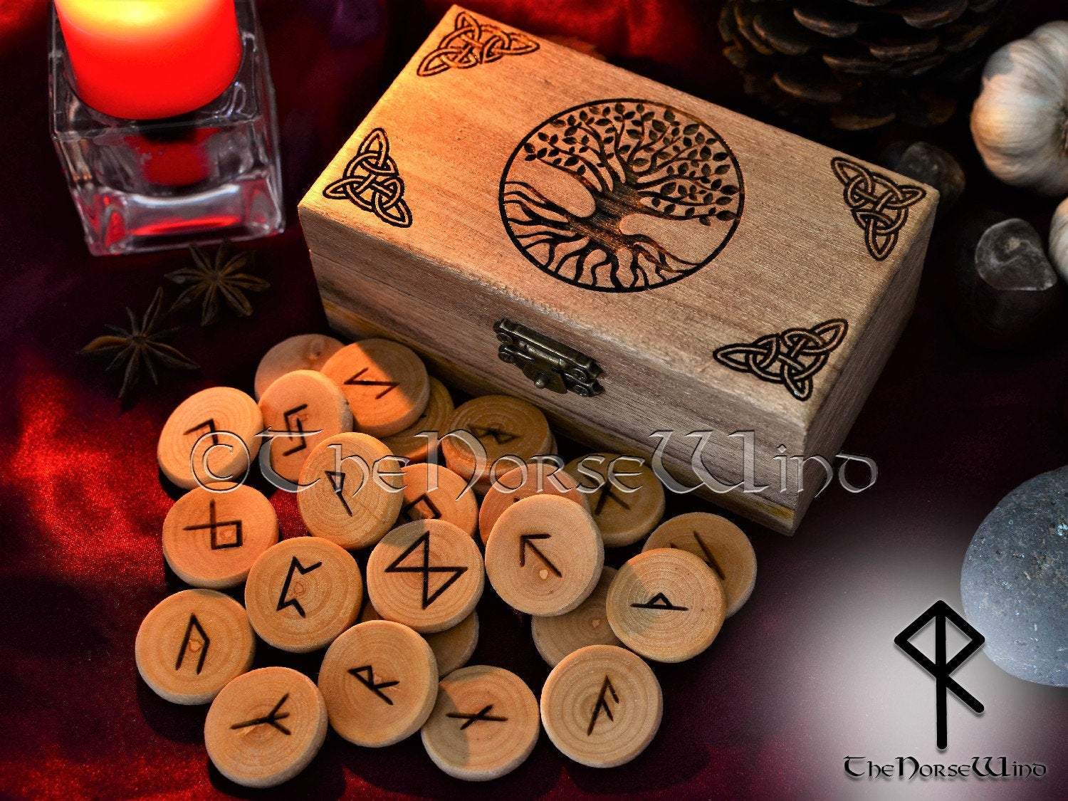 Viking Rune Brand Authentic Runes Sets - Norse Divination & Viking Mythology | The Norse Wind
