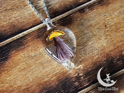 Glass Jellyfish Necklace, TheNorseWind