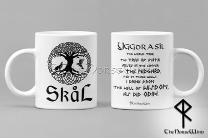 Skal Viking Mug - Yggdrasil TheNorseWind