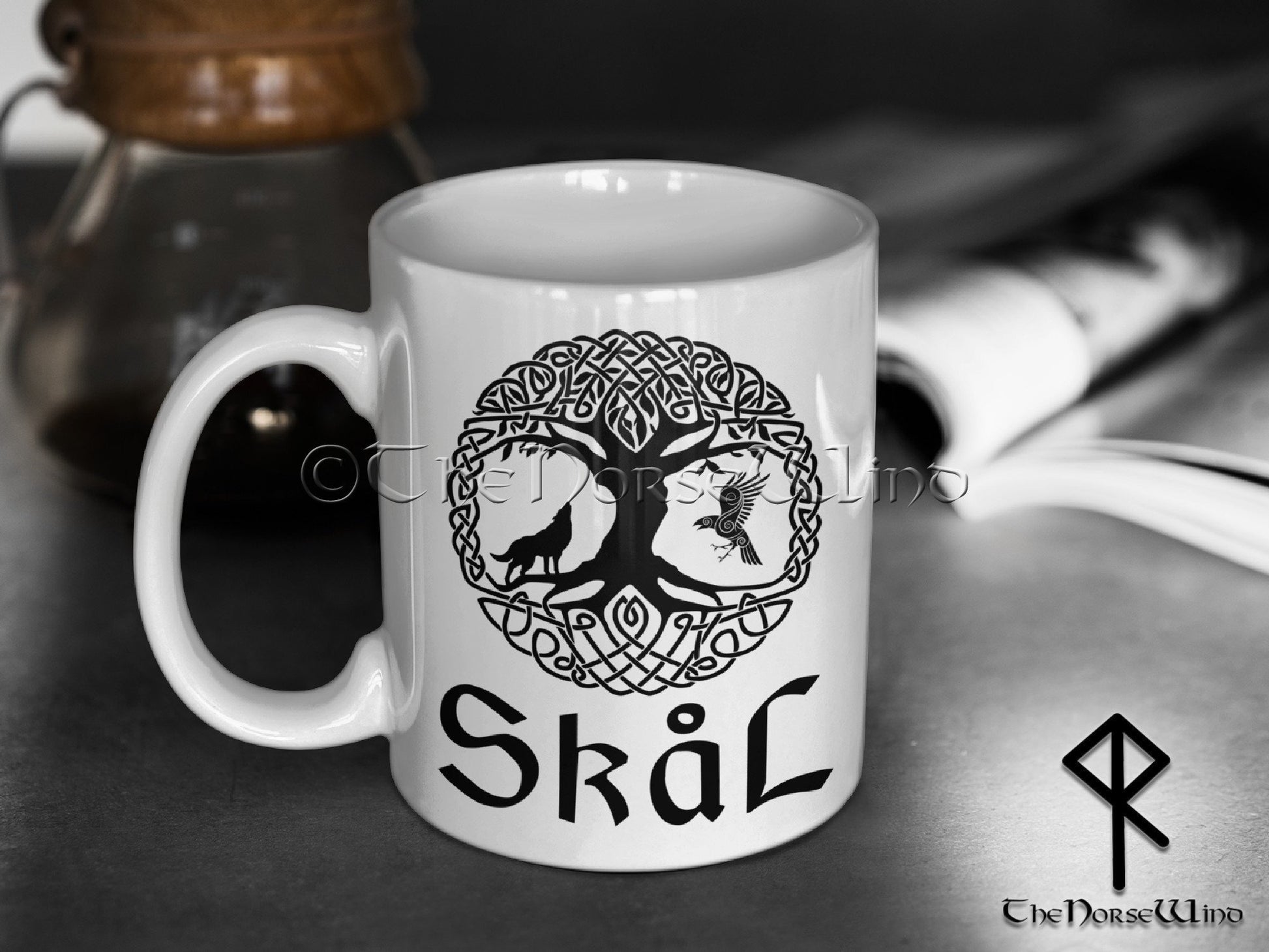 Skal Viking Mug - Yggdrasil TheNorseWind