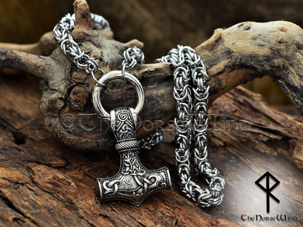 viking mjolnir necklace