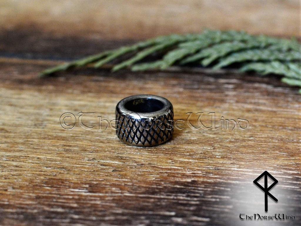 Viking Beard Beads, Stainless Steel Hair Rings - TheNorseWind