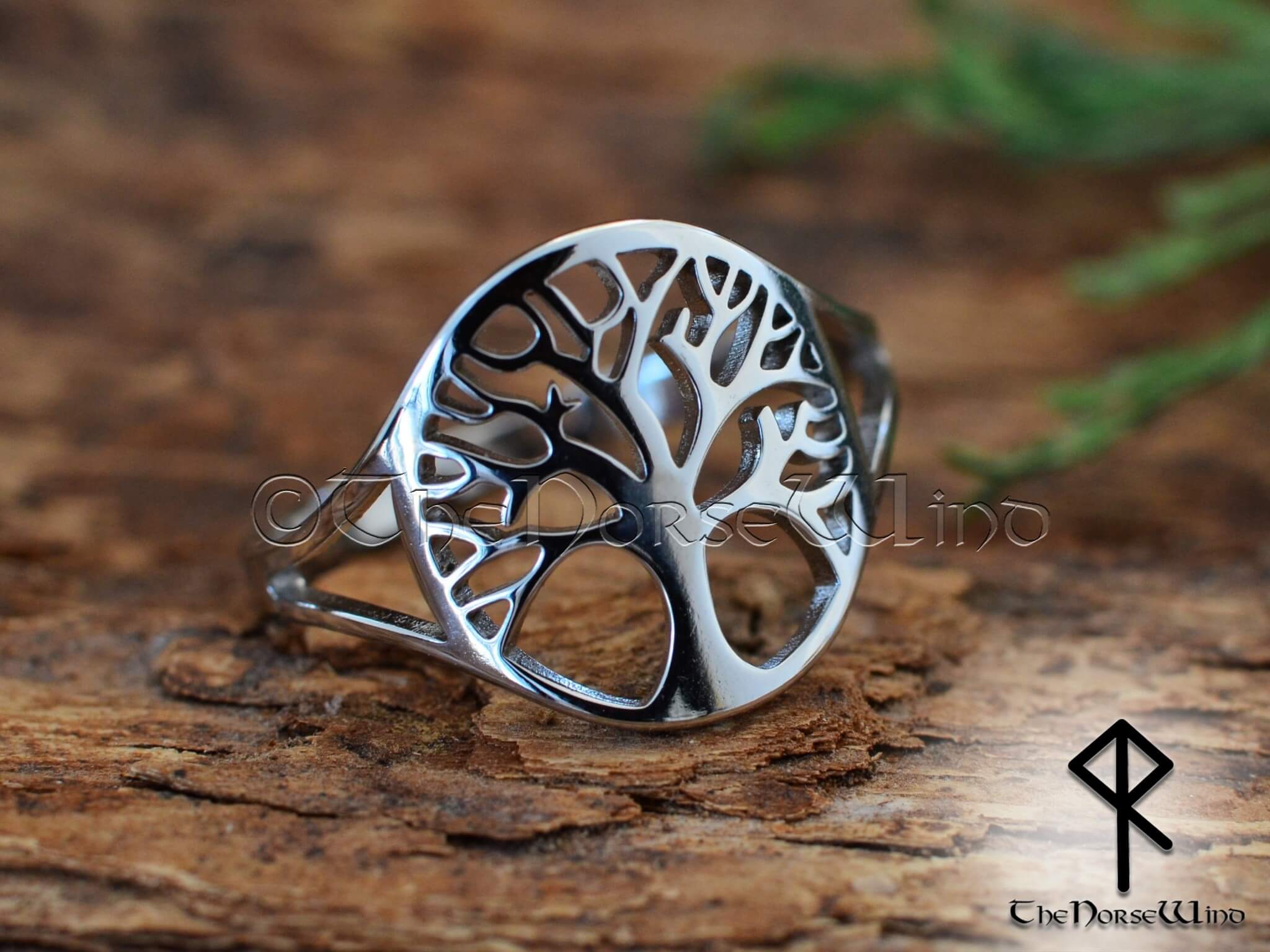 Tree of Life Silver Ring, Yggdrasil jewelry, Wide Band, Celtic wedding ring, Family Tree Ring, Woodland Ring, Nature Ring, Unisex ring newest